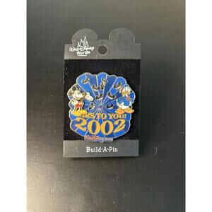 Disney Build-A-Pin "Ears to You! 2002" base pin Mickey And Donald